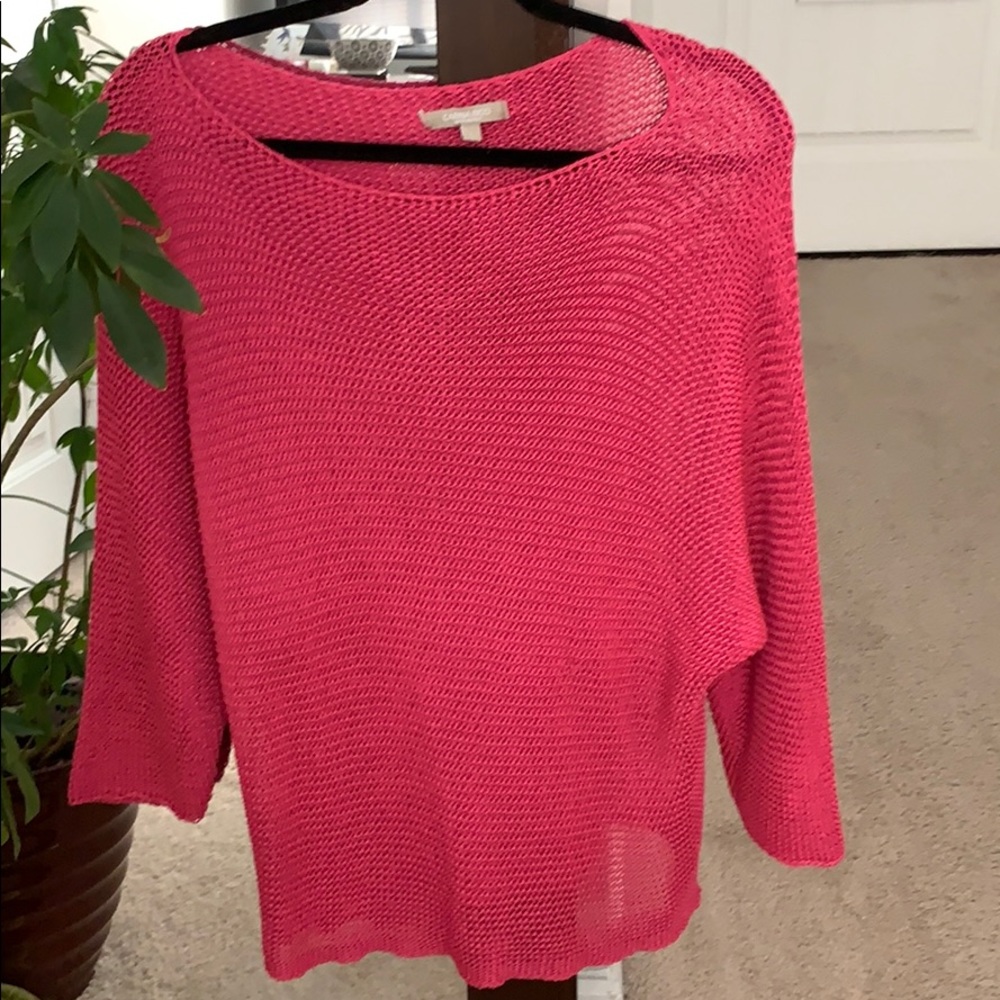 Carina Rocco Fuchsia pink sweater